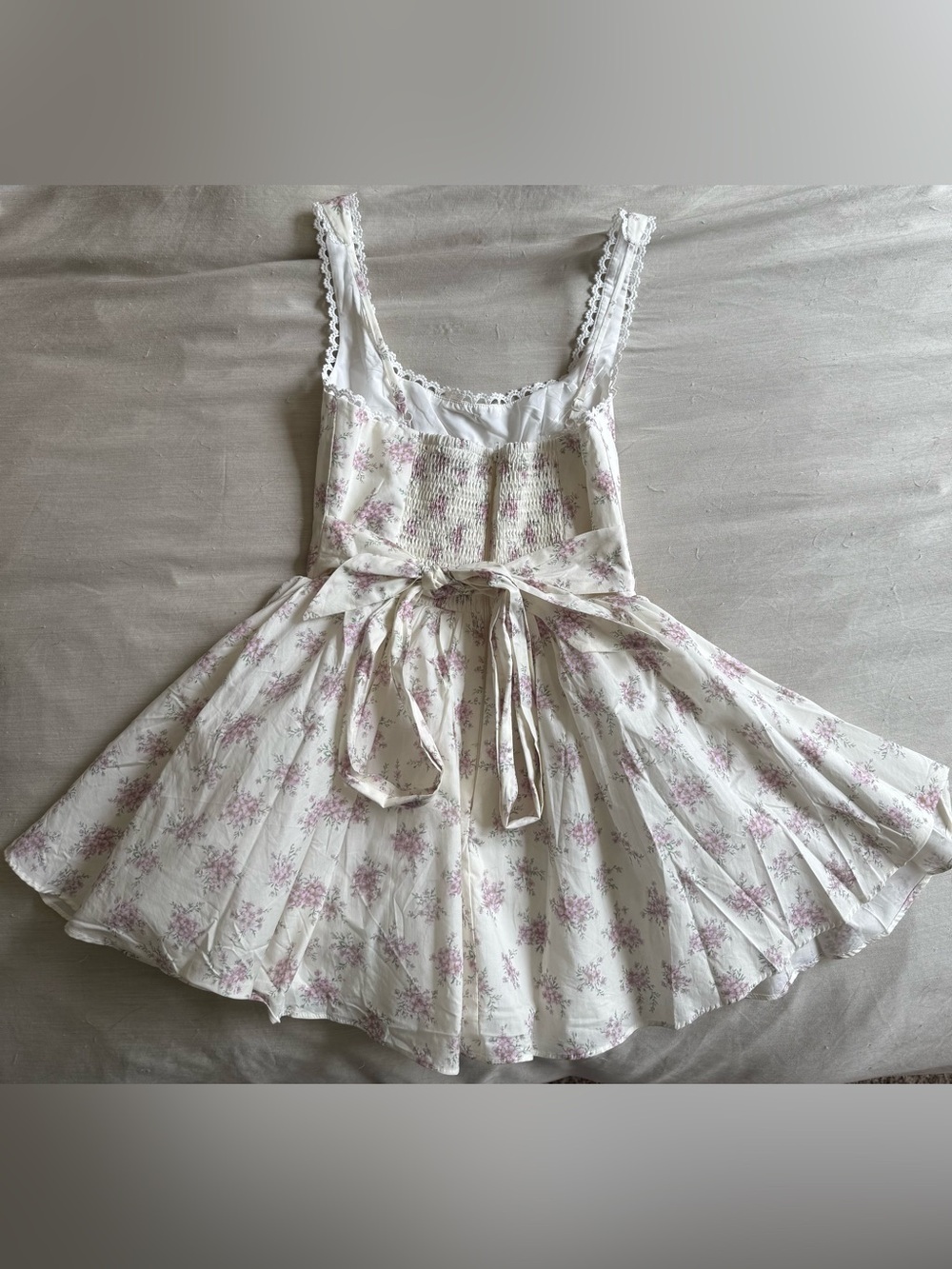 Windsor Floral Cottagecore Mini Dress - Picture 3 of 6